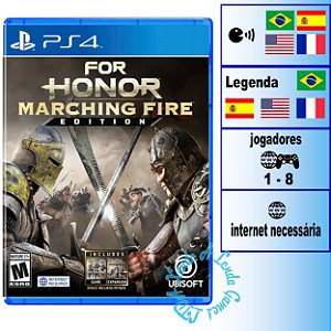For Honor Marching Fire Edition - PS4 - Novo