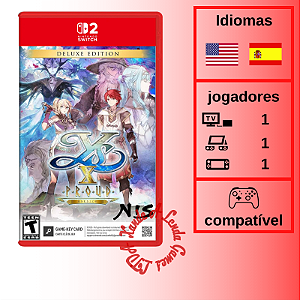 Ys X Proud Nordics Deluxe Edition - SWITCH 2 [EUA]