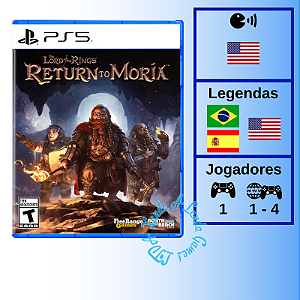 The Lord of the Rings Return to Moria - PS5 [EUA]