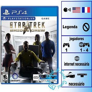 Star Trek Bridge Crew - PS4VR - Novo