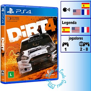 Dirt 4 - PS4 - Novo