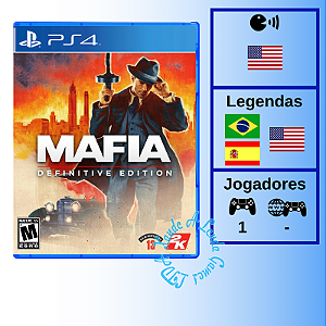 Máfia Definitive Edition - PS4 [EUA]
