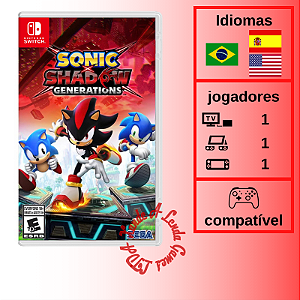 Sonic X Shadow Generations - SWITCH [EUA]