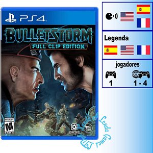 Bulletstorm Full Clip Edition - PS4 - Novo