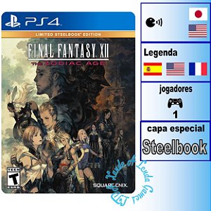 Final Fantasy XII The Zodiac Age Limited Steelbook Edition - PS4