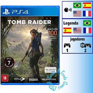 Shadow of the Tomb Raider A Definitive Edition - PS4 - Novo