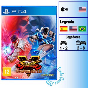 Street Fighter V Champion Edition - PS4 - Novo