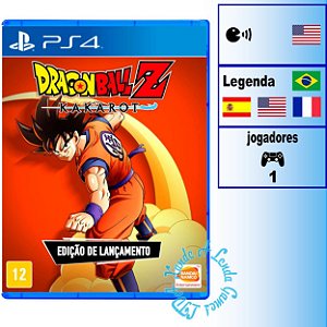 Dragon Ball Z Kakarot Edição de Lançamento - PS4 - Novo