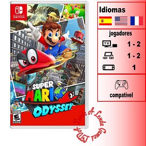Super Mario Odyssey - SWITCH - Novo [EUA]