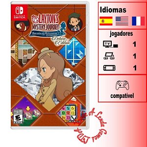 Layton's Mystery Journey: Katrielle and the Millionaires Conspiracy – Deluxe Edition  - SWITCH - Novo