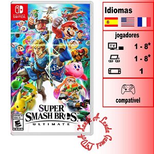 Super Smash Bros Ultimate - SWITCH - Novo [EUA]