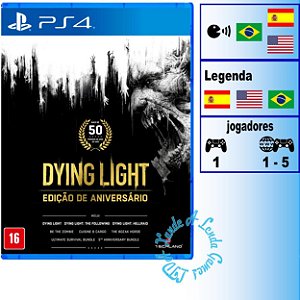 Dying Light Edição de Aniversário - PS4 - Novo
