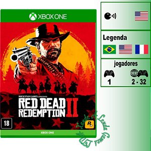 Red Dead Redemption 2 - XBOX ONE - Novo