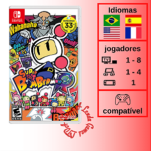 Super Bomberman R - SWITCH [EUA]