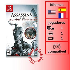 Assassin's Creed III Remasterizado - SWITCH [EUA]