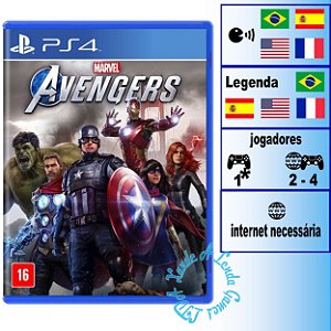 Marvel's Avengers (Marvel Vingadores) - PS4 - Novo