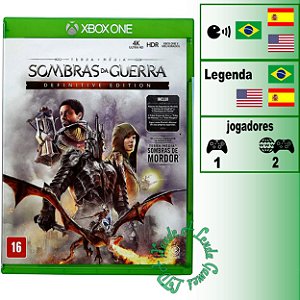 Sombras Da Guerra Definitive Definitiva Ps4 Mídia Física