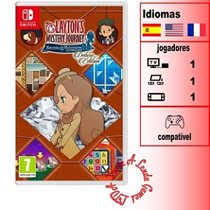 Layton's Mystery Journey: Katrielle and the Millionaires Conspiracy Deluxe Edition (EUROPEU) - SWITCH - Novo