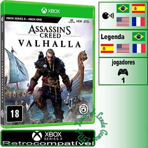 Assassin's Creed Valhalla - XBOX ONE/XBOX SERIES X - Novo