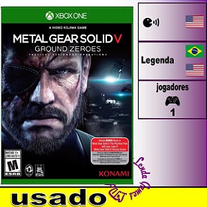 Metal Gear Solid V Ground Zeroes - XBOX ONE - Usado