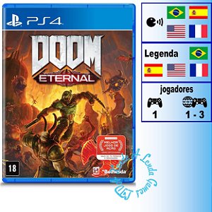 Doom Eternal - PS4 - Novo