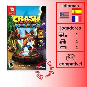 Crash Bandicoot Nsane Trilogy Xbox One (Jogo Mídia Física