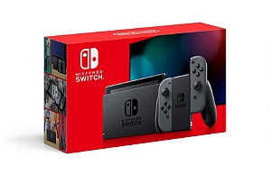 Console Nintendo Switch Com Joy-con Cinza (Nacional) - Novo