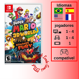 Super Mario 3D World + Bowser's Fury - SWITCH [EUA]