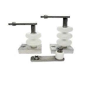 KIT pivot (batente) base alumínio para sacada