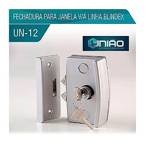 KIT 12 - FECHADURA PARA JANELA V/A LINHA BLINDEX