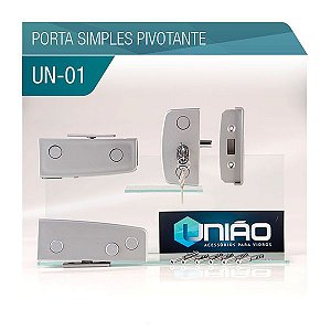 KIT 01 - PORTA SIMPLES PIVOTANTE