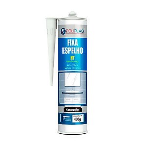 Silicone Adesivo Poliplás Fixa Espelho HT 400 g