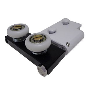 1125SF - Dobradiça (carrinho) articulada para box FLEX sanfonado branco