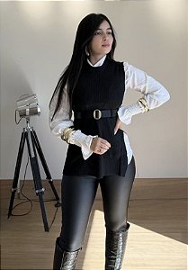 Combo Completo Calça, Camisa Colete e Cinto