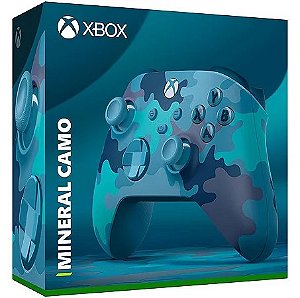 Controle XBOX Series Mineral Camo (Azul Camuflado) - Edição Especial