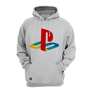 moletom playstation azul