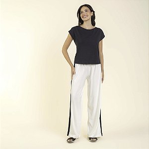 Conjunto Balance Style Preto com Off White