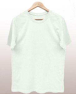 Camiseta Masculina Estonada Lisa Algodão Off White