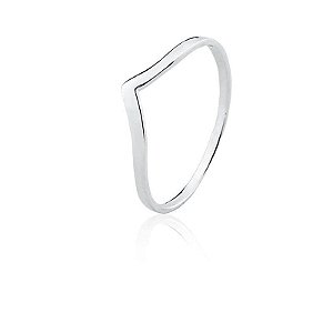 Anel Laser Liso Chevron Aro 16