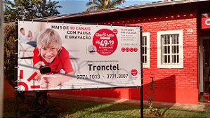 lona sem ilhós Pagamento em dinheiro tamanho 1,00x1,00