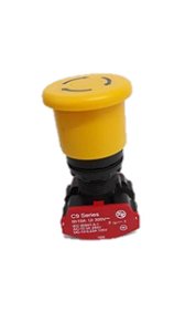 Botao parada operacional amarelo IP65 - Kap