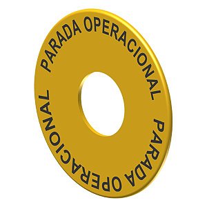 Placa parada operacional - Kap