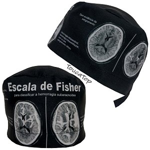 Gorro Cirúrgico, Escala de Fisher, Tomografia Crânio, Cérebro, Preto