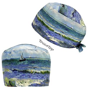Gorro Cirúrgico, Barcos de Pesca no Mar, Artes, Van Gogh