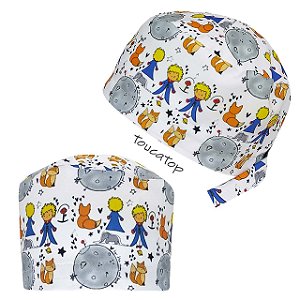 Gorro, Pequeno Príncipe Raposa Lua Desenhos Pequenos, Branco