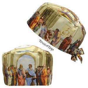 Gorro Cirúrgico, A Escola de Atenas, Artes, Rafael Sanzio