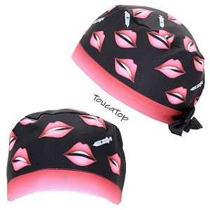 Gorro Cirúrgico, Harmonização, Preenchimento Labial, Preto