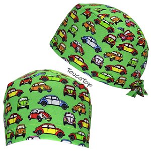 Gorro Cirúrgico, Volkswagen, Fuscas Coloridos, Verde