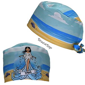 Gorro Cirúrgico, Yemanjá, Praia, Areia, Céu, Azul