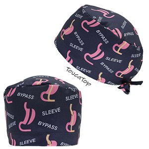 Gorro Cirúrgico, Sleeve, Bypass, Estômago, Azul